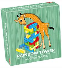 TACTIC Spil - Rainbow Tower - Wooden Classic