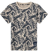 Name It T-shirt - NkmJavel - Pure Cashmere m. Palmeblade