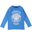 Versace Bluse - Medusa - Bl/Hvid
