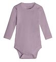 Hust and Claire Body l/ - Berry - Rib - Uld - Dusty Rose