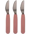 Filibabba Silikone Knive - 3-Pak - Rose