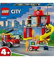LEGO City - Brandstation og Brandbil 60375 - 153 Dele
