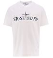 Stone Island T-shirt - Hvid m. Logo