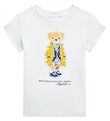 Polo Ralph Lauren T-shirt - Watch Hill - Offwhite m. Bamse