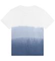 DKNY T-shirt - Hvid/Bl m. Print