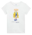 Polo Ralph Lauren T-shirt - Watch Hill - Hvid m. Bamse