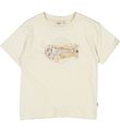 Wheat T-shirt - Fishskeleton - Chalk