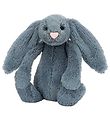 Jellycat Bamse - Small - 18x9 cm - Bashful Dusky Blue Bunny