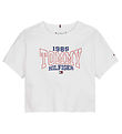 Tommy Hilfiger T-Shirt - 1985 Varsity Tee - Hvid
