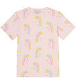 Stella McCartney Kids T-shirt - Rosa m. Enhjrninger