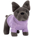 Jellycat Bamse - 17x19 cm - Sweater French Bulldog Purple