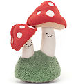 Jellycat Bamse - 25x13 cm - Amuseable Pair Of Toadstools