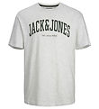 Jack & Jones T-shirt - JjeJosh - Noos - White Melange