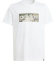 adidas Performance T-shirt - B Camo Lin T - Hvid/Grn