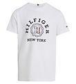 Tommy Hilfiger T-shirt - Monotype Arch Tee - Hvid