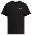 Calvin Klein T-shirt - Chest Inst. Logo - Ck Black