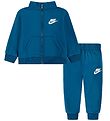 Nike Trningsst - Cardigan/Bukser - Court Blue