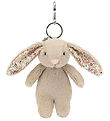 Jellycat Nglering - 17x4 cm - Blossom Beige Bunny Bag Charm
