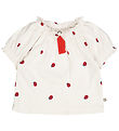 Msli T-shirt - Ladybird - Balsam Cream/Apple Red