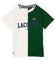 Lacoste T-shirt - Hvid/Grn