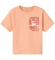 Name It T-shirt - NkmVagno - Papaya Punch/Adventure