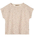Wheat T-shirt - Bette - Cream Flower Meadow