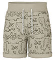 Name It Sweatshorts - NmmVermo - Pure Cashmere/Outline Dinosaurs