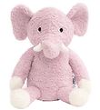 NatureZoo Bamse - 30 cm - Teddyfleece - Elefant - Rosa