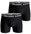 Bjrn Borg Boxershorts - 2-Pak - Sort
