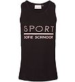 Sport by Sofie Schnoor Top - Pi - Sort/Rosa m. Logo