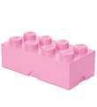 LEGO Storage Opbevaringsboks - 8 Knopper - 50x25x18 - Lyserd
