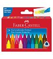 Faber-Castell Voksfarver - Trekantet - 24 stk - Multi