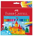 Faber-Castell Tuscher - Brn - 36 stk - Multifarvet