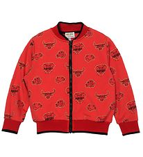 Kenzo Cardigan - Exclusive Edition - Bright Red/Sort m. Kenzos D