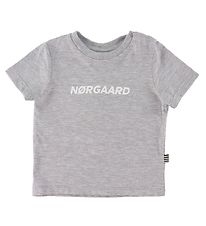 Mads Nrgaard T-shirt - Taurus - Grmeleret m. Hvid