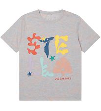 Stella McCartney Kids T-shirt - Grmeleret m. Print