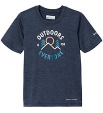 Columbia T-shirt - Mount Echo - Collegiate Blue
