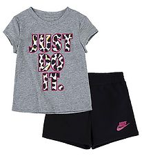 Nike Shortsst - T-shirt/Shorts - On The Spot - Sort/Gr