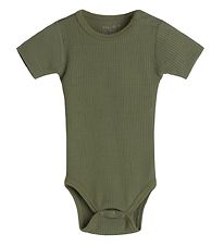 Hust and Claire Body k/ - Bet - Rib - Uld - Dusty Green