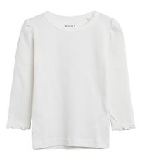 Hust and Claire Bluse - Andia - Rib - Ivory