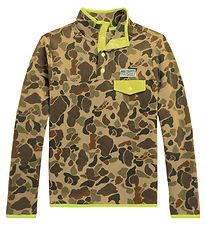 Polo Ralph Lauren Fleecejakke - Voyager - Armygrn m. Camouflage