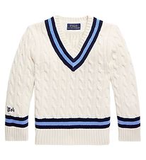 Polo Ralph Lauren Sweater - Strik - Watch Hill - Cream/Navy