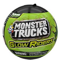 5 Surprise Kugle m. Overraskelse - Glow Riders - Monster Trucks