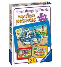 Ravensburger Puslespil - My First - 3 Forskellige - Animals In A