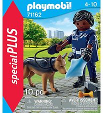 Playmobil SpecialPlus - Politimand m. Hund - 71162 - 10 Dele