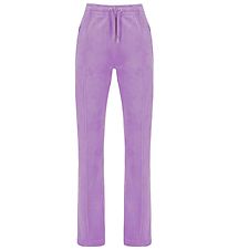 Juicy Couture Sweatpants - Velour - Sheer Lilac