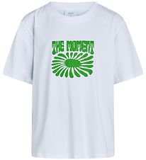 Grunt T-shirt - Mason - Hvid m. Grn Print