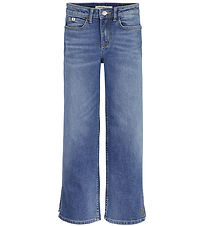 Calvin Klein Jeans - Wide Leg HR - Mid Blue