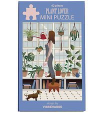 Vissevasse Puslespil - Mini - 10x13 cm - 42 Brikker - Plant Love