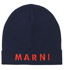 Marni Hue - Akryl/Uld - Navy m. Rd